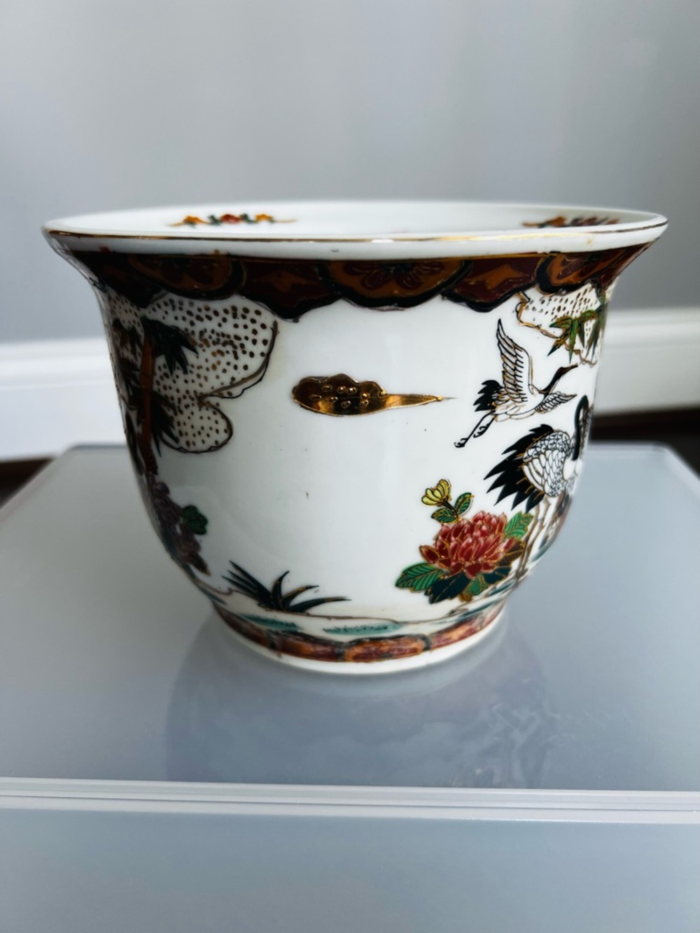 Vintage Chinese Porcelain Planter - Picture 3 of 7